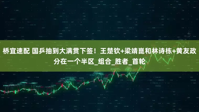 桥宜速配 国乒抽到大满贯下签！王楚钦+梁靖崑和林诗栋+黄友政分在一个半区_组合_胜者_首轮
